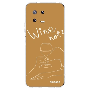 Picasee silikónový prehľadný obal pre Xiaomi 13 Pro - Wine not