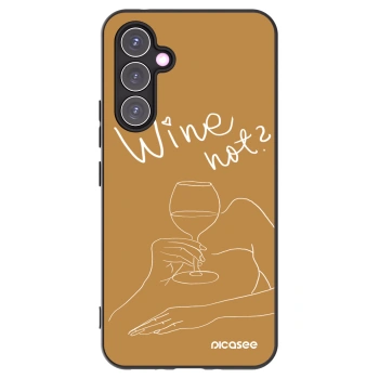 Picasee silikónový čierny obal pre Samsung Galaxy A54 5G A546B - Wine not