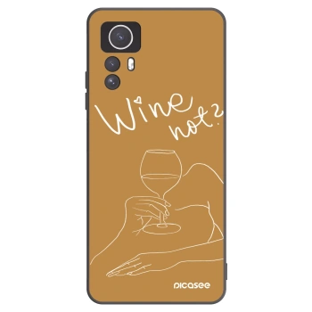 Picasee silikónový čierny obal pre Xiaomi Redmi Note 12S - Wine not