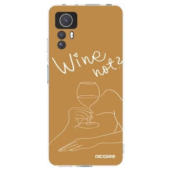 Picasee silikónový prehľadný obal pre Xiaomi Redmi Note 12S - Wine not