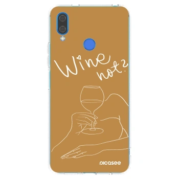Picasee silikónový prehľadný obal pre Huawei Nova 3 - Wine not