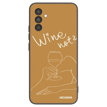 Picasee silikónový čierny obal pre Samsung Galaxy A04s A047F - Wine not