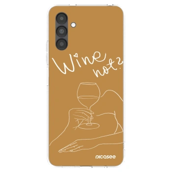 Picasee silikónový prehľadný obal pre Samsung Galaxy A04s A047F - Wine not
