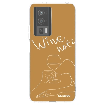 Picasee silikónový prehľadný obal pre Xiaomi Poco F5 Pro 5G - Wine not