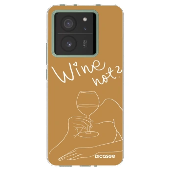Picasee silikónový prehľadný obal pre Xiaomi 13T - Wine not