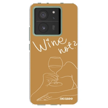 Picasee silikónový prehľadný obal pre Xiaomi 13T Pro - Wine not