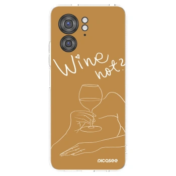 Picasee silikónový prehľadný obal pre Motorola Edge 40 - Wine not
