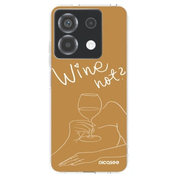 Picasee silikónový prehľadný obal pre Xiaomi Poco X6 - Wine not