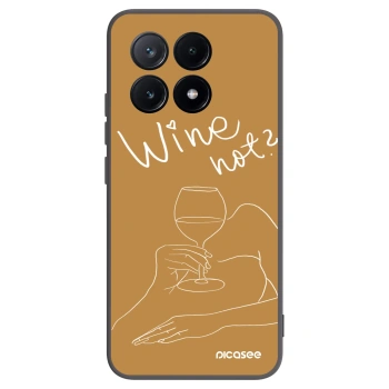 Picasee silikónový čierny obal pre Xiaomi Poco X6 Pro - Wine not