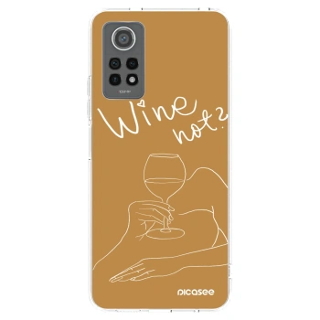 Picasee silikónový prehľadný obal pre Xiaomi Redmi Note 12 Pro 4G - Wine not