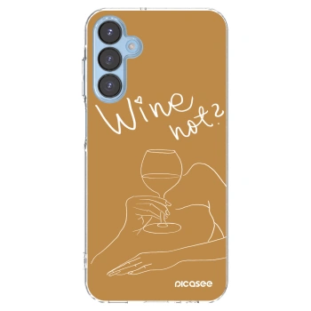 Picasee silikónový prehľadný obal pre Samsung Galaxy A15 A156B 5G - Wine not
