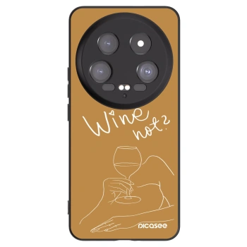 Picasee silikónový čierny obal pre Xiaomi 14 Ultra - Wine not
