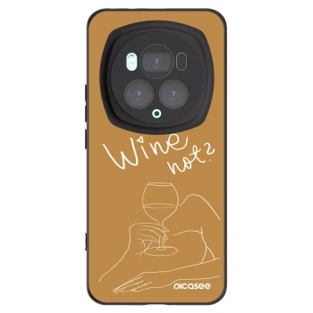 Picasee silikónový čierny obal pre Honor Magic6 Pro - Wine not