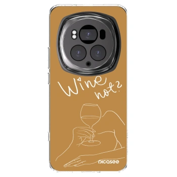 Picasee silikónový prehľadný obal pre Honor Magic6 Pro - Wine not