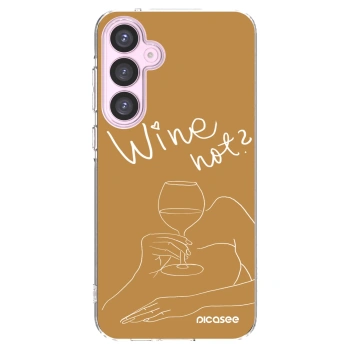 Picasee silikónový prehľadný obal pre Samsung Galaxy A55 5G A556B - Wine not