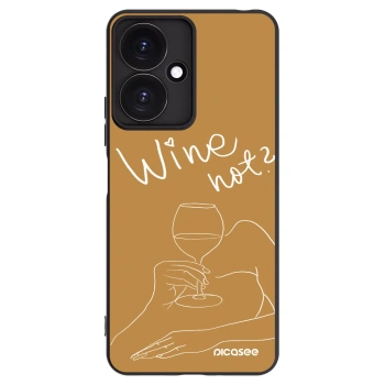 Picasee silikónový čierny obal pre Xiaomi Redmi 13C 5G - Wine not