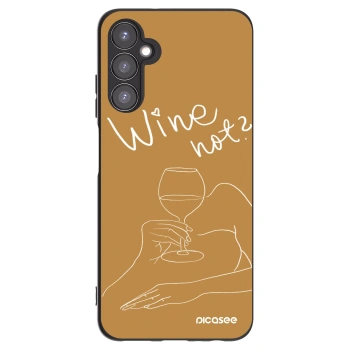 Picasee silikónový čierny obal pre Samsung Galaxy A05s A057G - Wine not