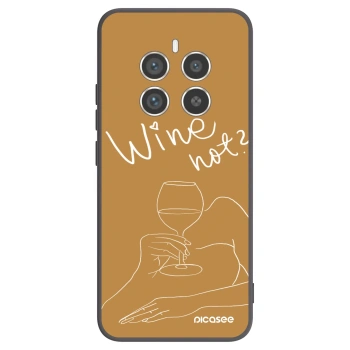 Picasee silikónový čierny obal pre Realme 12 Pro 5G - Wine not