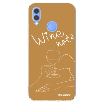Picasee silikónový prehľadný obal pre Huawei P Smart 2019 - Wine not