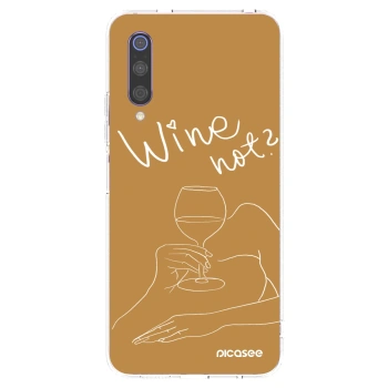 Picasee silikónový prehľadný obal pre Xiaomi Mi 9 - Wine not