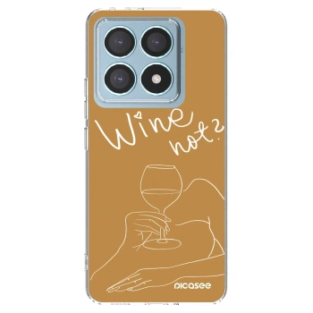 Picasee silikónový prehľadný obal pre Xiaomi 14T Pro - Wine not