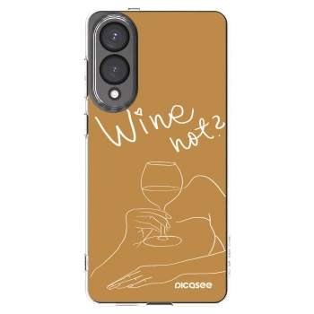 Picasee silikónový prehľadný obal pre Samsung Galaxy S25 Edge 5G - Wine not