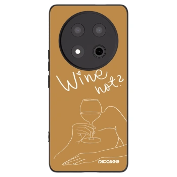 Picasee silikónový čierny obal pre Honor Magic7 Lite 5G - Wine not