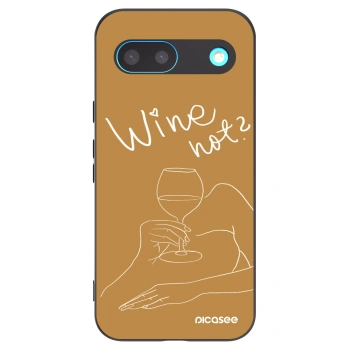Picasee silikónový čierny obal pre Google Pixel 8 - Wine not