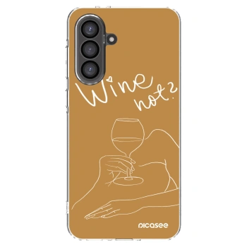 Picasee silikónový prehľadný obal pre Samsung Galaxy A56 5G A566B - Wine not