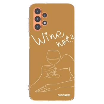 Picasee silikónový prehľadný obal pre Samsung Galaxy A13 5G - Wine not