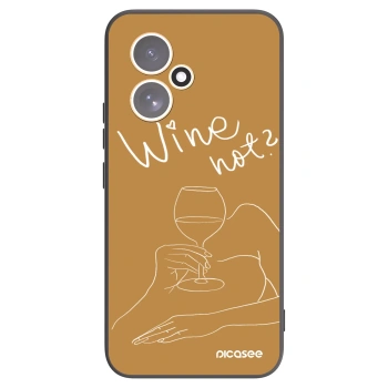 Picasee silikónový čierny obal pre Honor 400 5G - Wine not