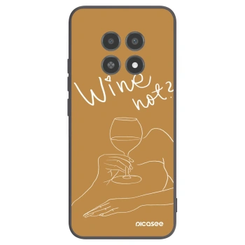 Picasee silikónový čierny obal pre Realme 12X - Wine not