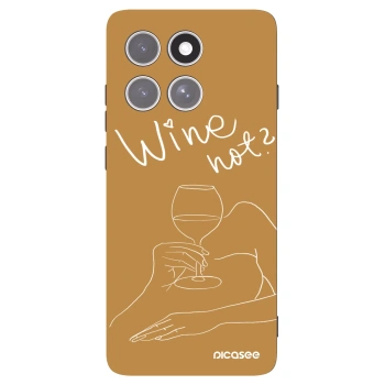 Picasee silikónový čierny obal pre Motorola Edge 60 Pro - Wine not