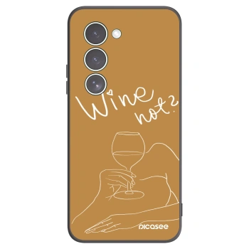 Picasee silikónový čierny obal pre Xiaomi Redmi 15 5G - Wine not
