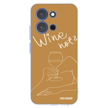 Picasee silikónový prehľadný obal pre Xiaomi Redmi 15C 4G - Wine not
