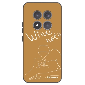 Picasee silikónový čierny obal pre Xiaomi Redmi Note 15 Pro+ - Wine not
