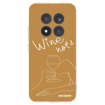 Picasee silikónový prehľadný obal pre Xiaomi Redmi Note 15 Pro+ - Wine not