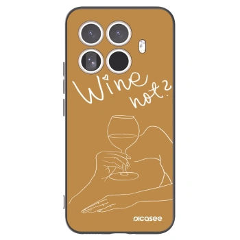 Picasee silikónový čierny obal pre Xiaomi 15T Pro - Wine not