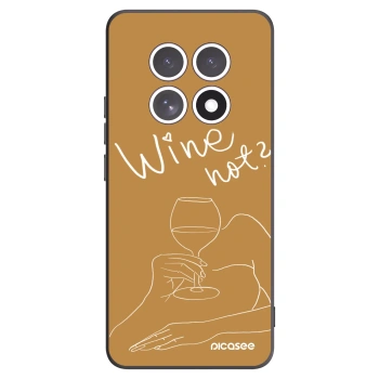 Picasee silikónový čierny obal pre Xiaomi Redmi Note 15 - Wine not