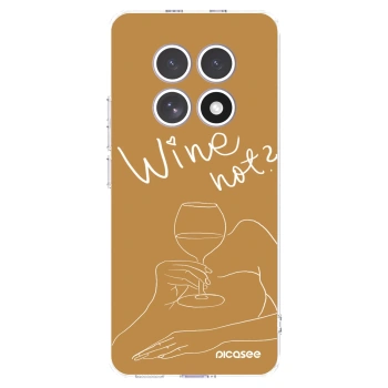 Picasee silikónový prehľadný obal pre Xiaomi Redmi Note 15 - Wine not