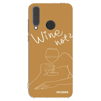 Picasee silikónový prehľadný obal pre Honor 20 Lite - Wine not