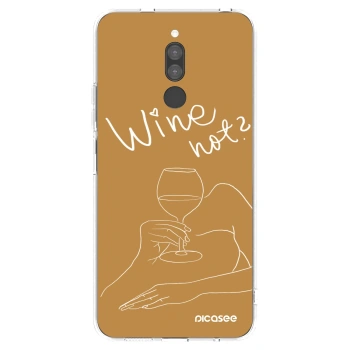 Picasee silikónový prehľadný obal pre Xiaomi Redmi 8 - Wine not