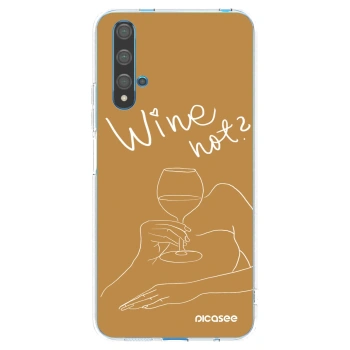 Picasee silikónový prehľadný obal pre Huawei Nova 5T - Wine not