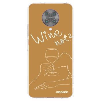 Picasee silikónový prehľadný obal pre Xiaomi Poco F2 Pro - Wine not