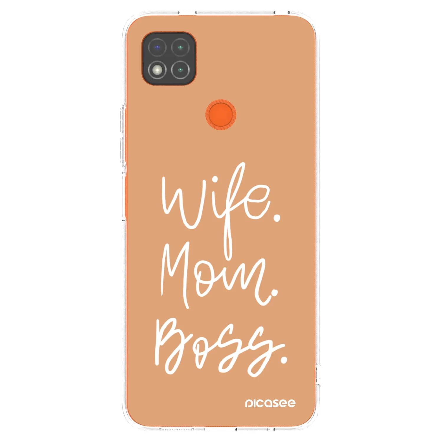 Silikónový prehľadný obal pre Xiaomi Redmi 9C - Boss Mama