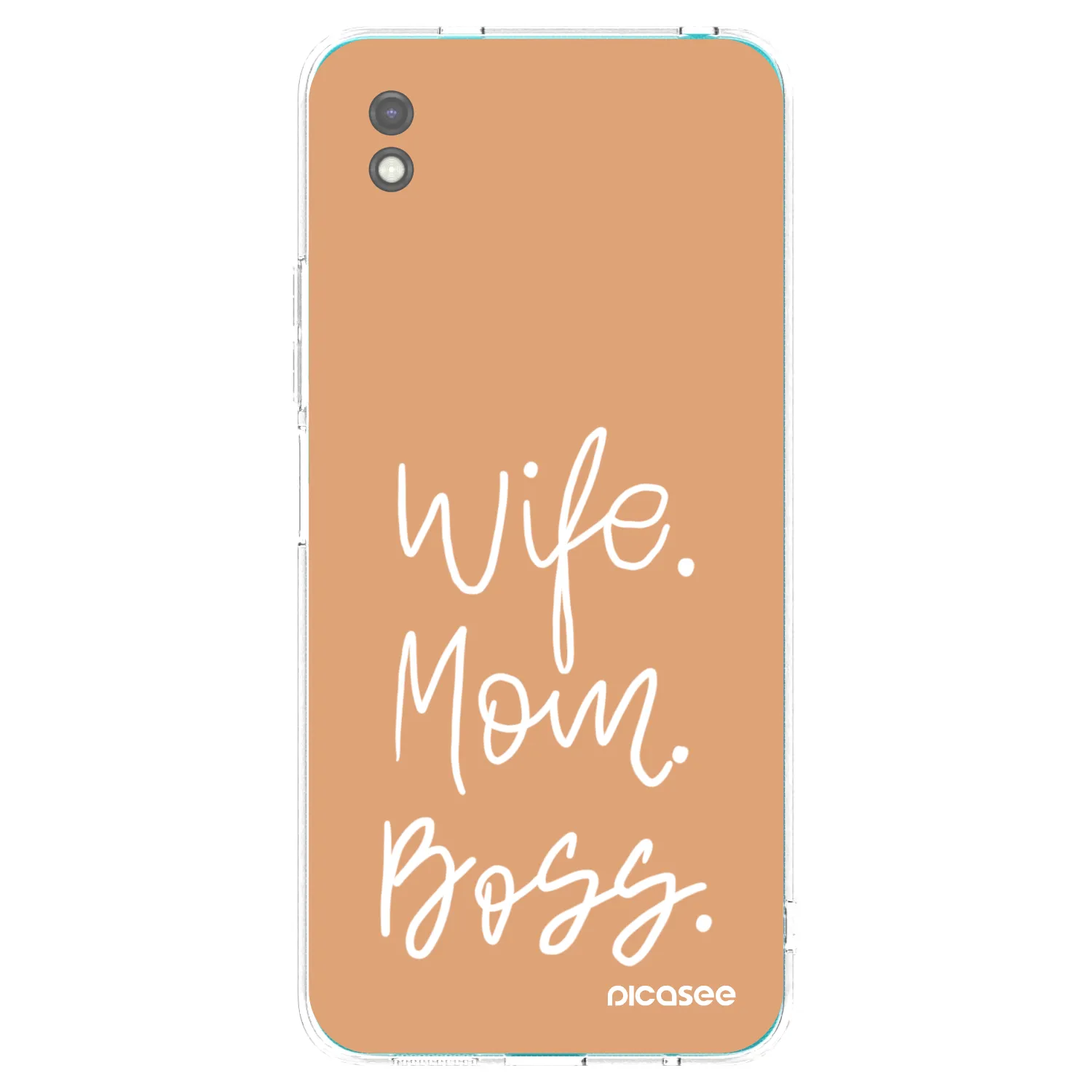 Picasee silikónový čierny obal pre Xiaomi Redmi 9A - Boss Mama