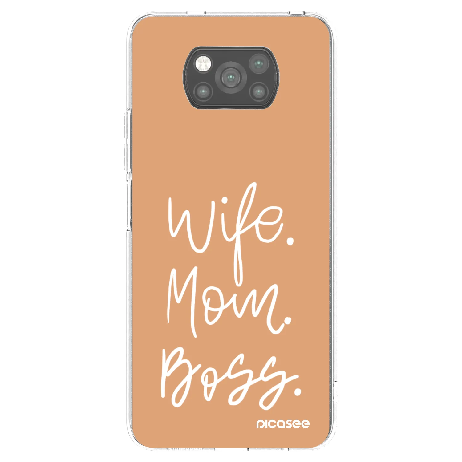 Picasee silikónový čierny obal pre Xiaomi Poco X3 - Boss Mama