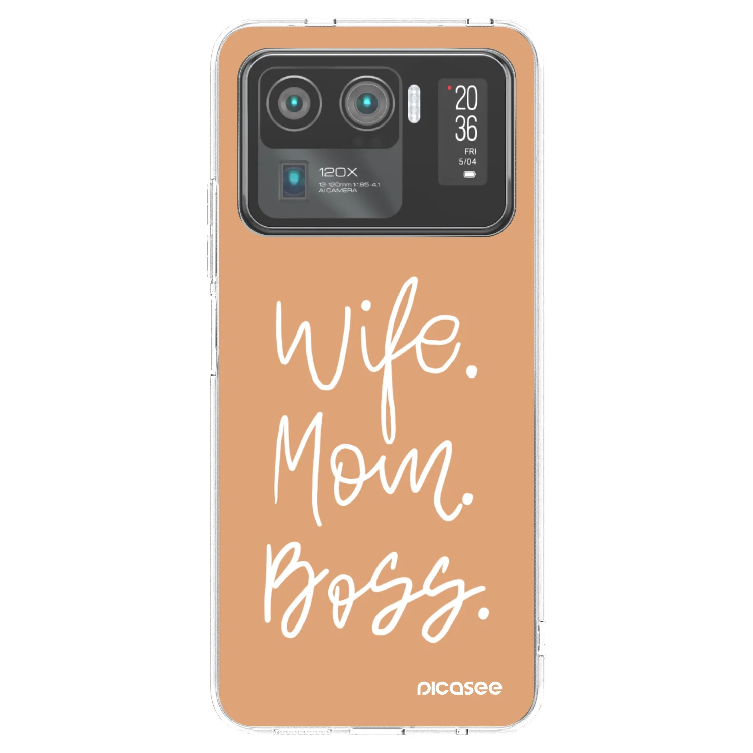 Picasee silikónový prehľadný obal pre Xiaomi Mi 11 Ultra - Boss Mama