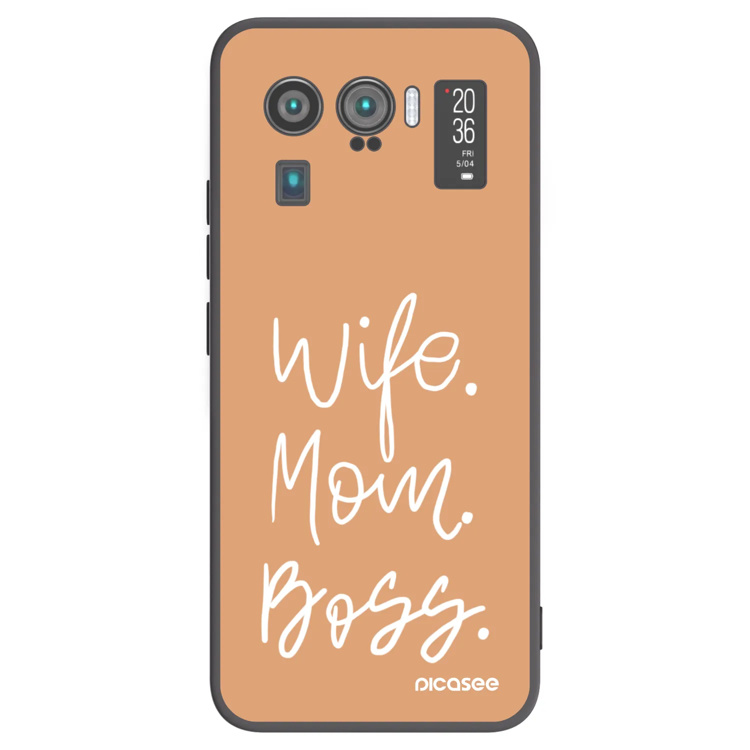 Picasee silikónový čierny obal pre Xiaomi Mi 11 Ultra - Boss Mama