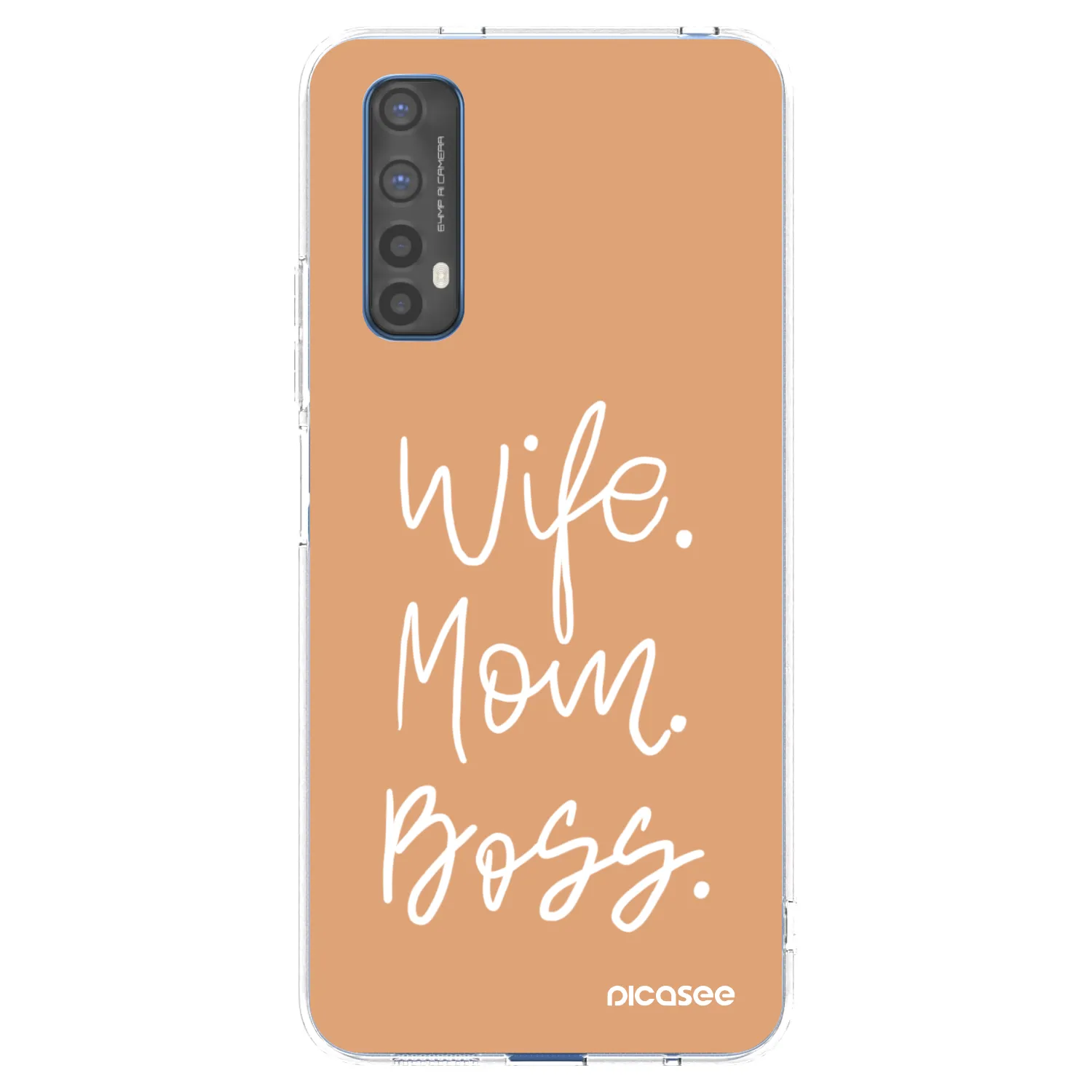 Picasee silikónový prehľadný obal pre Realme 7 - Boss Mama